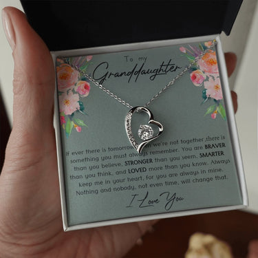 Granddaughter Forever Love Necklace - Love You This Much
